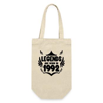 1992 - Geschenkbeutel für Flaschen - Natur - Vorne