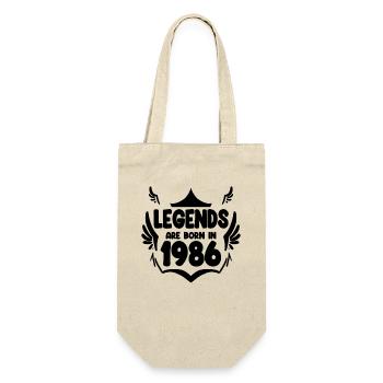 1986 - Born 1986 - Gift Bag for Bottles - nature - Front
