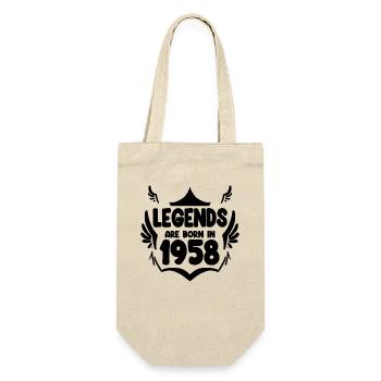 1958 - Born 1958 - Born 1958 - Gift Bag for Bottles - nature - Front