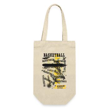 Basketball Basketballer Sport Vintage Retro - Gift Bag for Bottles - nature - Front