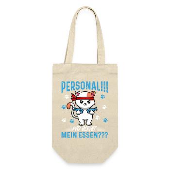 Staff!!! Where is my food??? - Gift Bag for Bottles - nature - Front