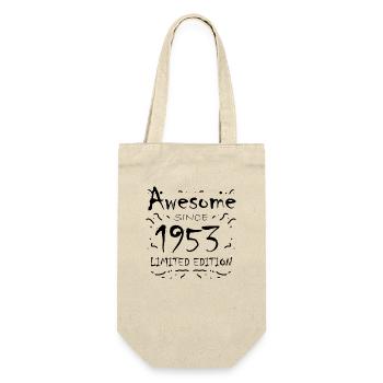 1953 - Born 1953 - Fantastic since 1953 - Gift Bag for Bottles - nature - Front