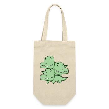 Cute Crocodiles - Crocodile - Gift Bag for Bottles - nature - Front