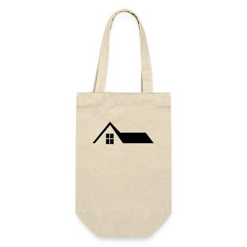 House Roof - Gift Bag for Bottles - nature - Front