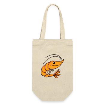 Shrimp Shrimp - Gift Bag for Bottles - nature - Front