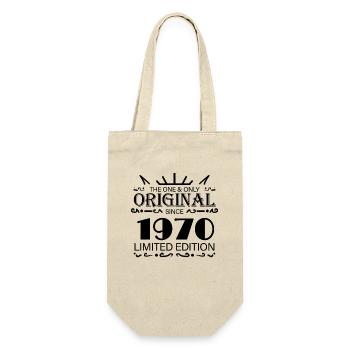 1970 - Year of construction 1970 - Born 1970 - Gift Bag for Bottles - nature - Front