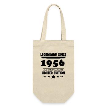 1956 - Born 1956 - Year of construction 1956 - Gift Bag for Bottles - nature - Front