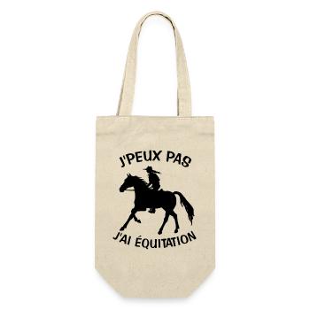J'Peux Pas J'ai équitation - Sac à bouteille - nature - Devant