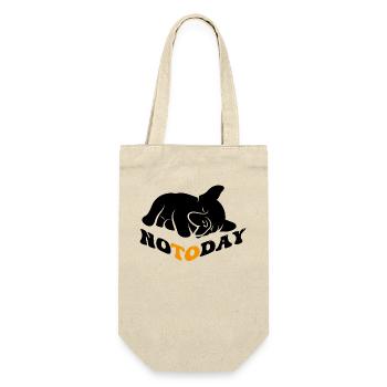 Bulldog Not Today - Gift Bag for Bottles - nature - Front