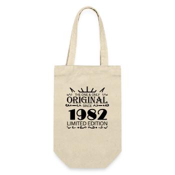 1982 - Year of construction 1982 - Born 1982 - Gift Bag for Bottles - nature - Front