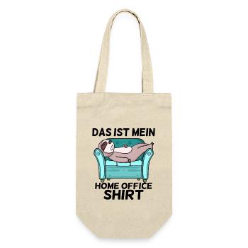 Home Office Büro - Geschenkbeutel für Flaschen - Natur - Vorne