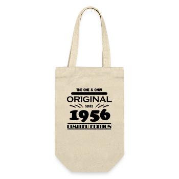 1956 - Year of construction 1956 - Born 1956 - Gift Bag for Bottles - nature - Front