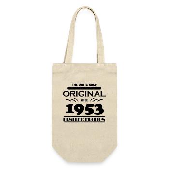 1953 - Year of construction 1953 - Born 1953 - Gift Bag for Bottles - nature - Front