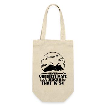 Mountain hiking 54th birthday - Gift Bag for Bottles - nature - Front