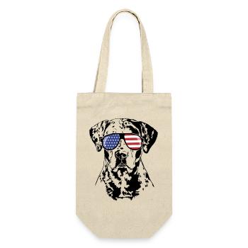 CATAHOULA LEOPARD DOG America Flag Lunettes de soleil - Sac à bouteille - nature - Devant