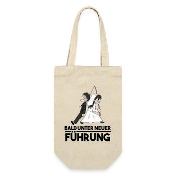 Junggesellenabschied - JGA Motiv lustig - Geschenkbeutel für Flaschen - Natur - Vorne