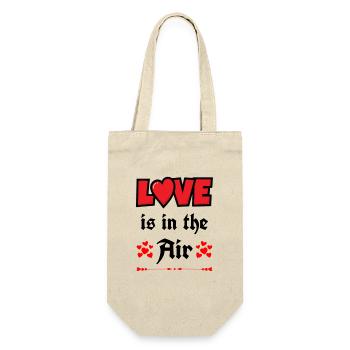 Valentine's day, Valentine's day, Valentine's day, - Gift Bag for Bottles - nature - Front