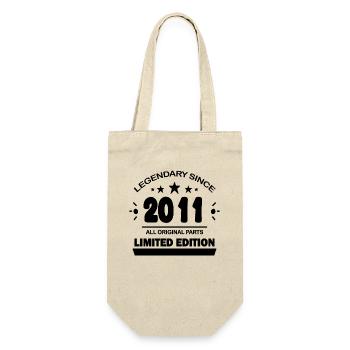 2011 - Geschenkbeutel für Flaschen - Natur - Vorne
