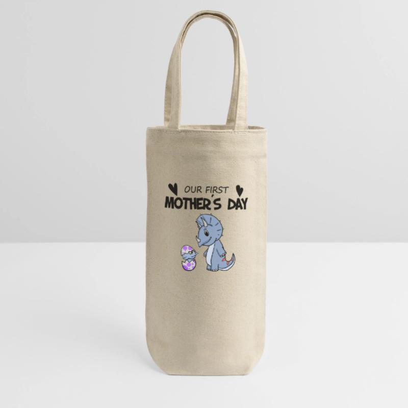 Muttertag - erster Muttertag - Mutter Tochter Geschenkbeutel für Flaschen