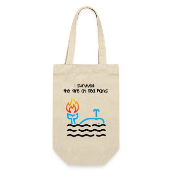 I survived the fire at Sea Parks - Gift Bag for Bottles - nature - Front