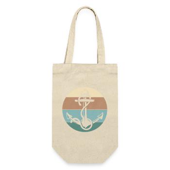 Drôle de voile nautique Sailor Boat Captain Awesome - Sac à bouteille - nature - Devant