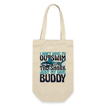 I Don't Have To Outswim The Shark Goggles - Gift Bag for Bottles - nature - Front