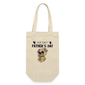 Fête des Pères - Premier cadeau de la fête des Pères - Sac à bouteille - nature - Devant