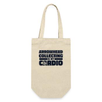 arrowhead collecting is my cardio hunting tips - Gift Bag for Bottles - nature - Front