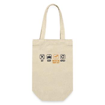 Manger Sleep Watch The Night Sky Repeat Cosmologist - Sac à bouteille - nature - Devant