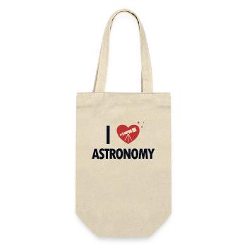 I love Astronomy Astronomy Photographer Starry Sky - Gift Bag for Bottles - nature - Front