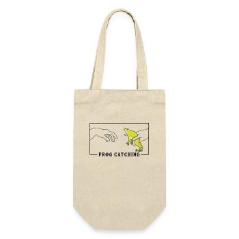 Michelangelo Creation of Adam Frog Catching - Gift Bag for Bottles - nature - Front