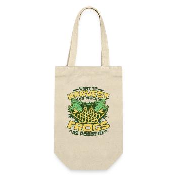 Want To Harvest As Much Frogs As Possible Frog - Gift Bag for Bottles - nature - Front