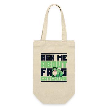 Ask Me About Frog Catching Tadpole Toad - Gift Bag for Bottles - nature - Front