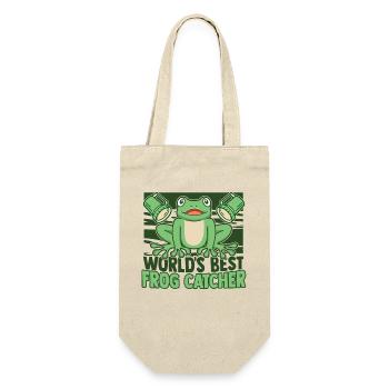 World's Best Frog Catcher Toad Tadpole Frog - Gift Bag for Bottles - nature - Front