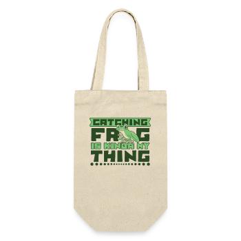 Catching Frog Is Kinda My Thing Toad Frog - Gift Bag for Bottles - nature - Front