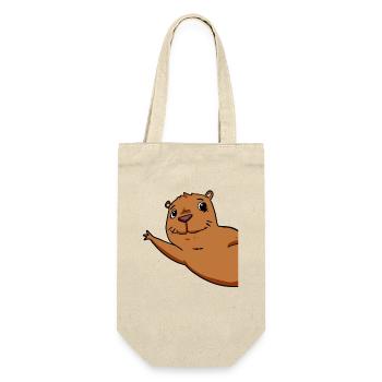 Capybara Wasserschwein - Sac à bouteille - nature - Devant