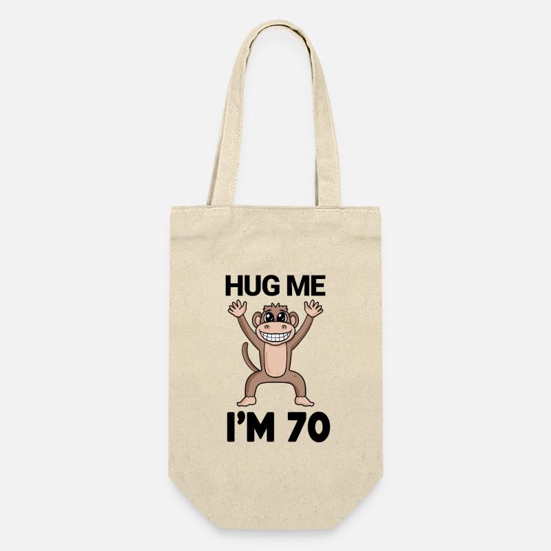 70 ans - 70 ans - câlin - Sac à bouteille - nature