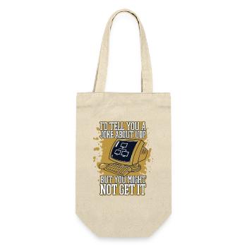 I'd Tell You A Joke About UDP Developer Coder - Gift Bag for Bottles - nature - Front