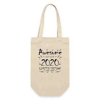 2020 - Vintage 2020 - Fantastic since 2020 - Gift Bag for Bottles - nature - Front