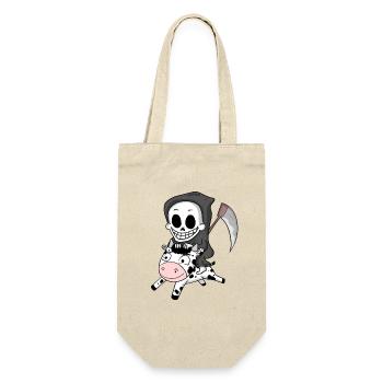 Grim Reaper Cow - Gift Bag for Bottles - nature - Front