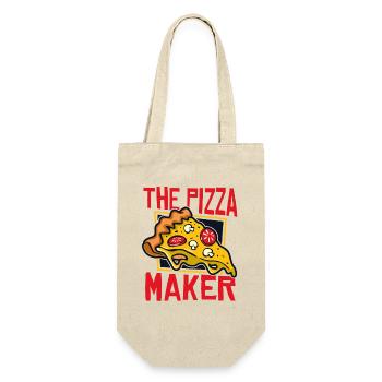 The Pizza Maker Pizza Pizza Tray Pizza Oven - Gift Bag for Bottles - nature - Front