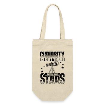 Curiosity Is Out There With The Stars Cosmologist - Gift Bag for Bottles - nature - Front