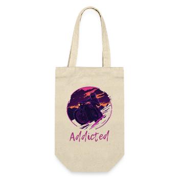 Synthwave Moto Accro - Sac à bouteille - nature - Devant