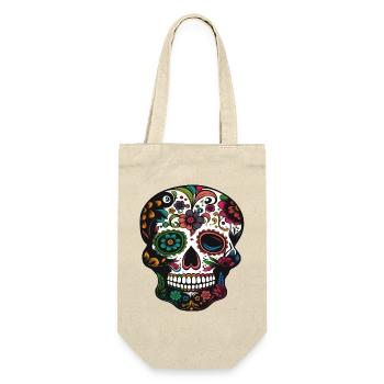 Tête de mort, fête des morts au Mexique - Sac à bouteille - nature - Devant