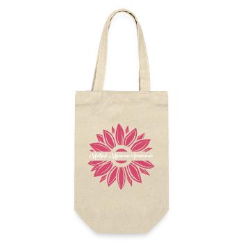 Multiple Myeloma Awareness Burgundy Sunflowe - Gift Bag for Bottles - nature - Front
