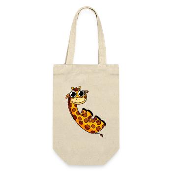 Giraffe Safari - Gift Bag for Bottles - nature - Front