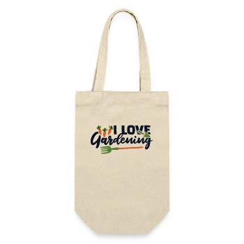 I Love Gardening Allotment Garden Horticulture Gardener - Gift Bag for Bottles - nature - Front