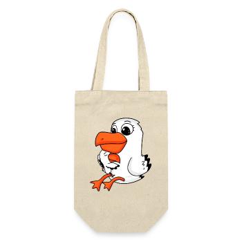 Seagull family - seagull with baby - Gift Bag for Bottles - nature - Front
