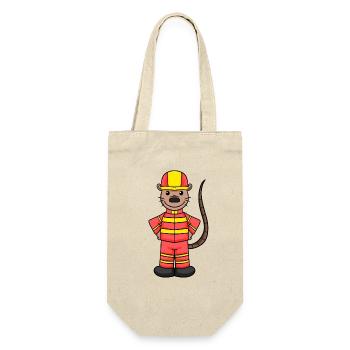 Motif de pompiers pour enfants - Sac à bouteille - nature - Devant