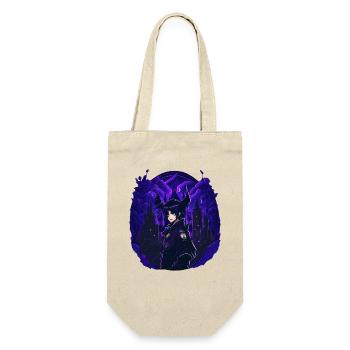 Goth Anime Girl dark night - Gift Bag for Bottles - nature - Front